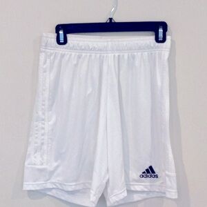 White Adidas Gym Shorts